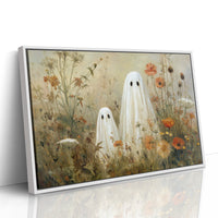 JK1365 - Premium Art Print - White Framed Canvas image 1