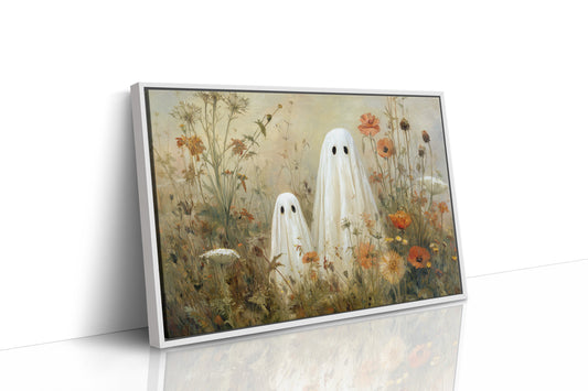 JK1365 - Premium Art Print - White Framed Canvas image 1
