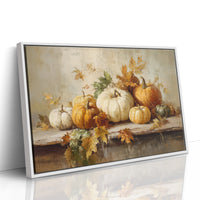 JK1368 - Premium Art Print - White Framed Canvas image 1