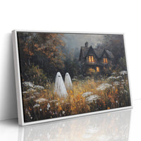 JK1369 - Premium Art Print - White Framed Canvas image 1