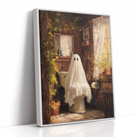 JK1370 - Premium Art Print - White Framed Canvas image 1