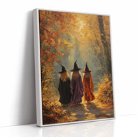 JK1371 - Premium Art Print - White Framed Canvas image 1