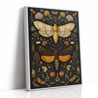 JK1374 - Premium Art Print - White Framed Canvas image 1