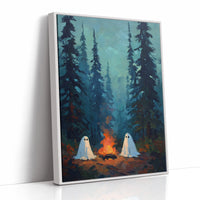 JK1375 - Premium Art Print - White Framed Canvas image 1