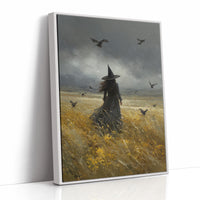 JK1377 - Premium Art Print - White Framed Canvas image 1