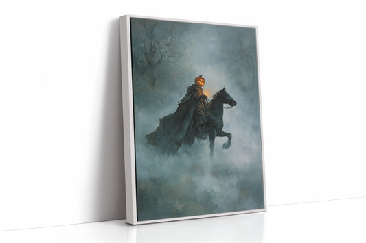 JK1381 - Premium Art Print - White Framed Canvas image 1