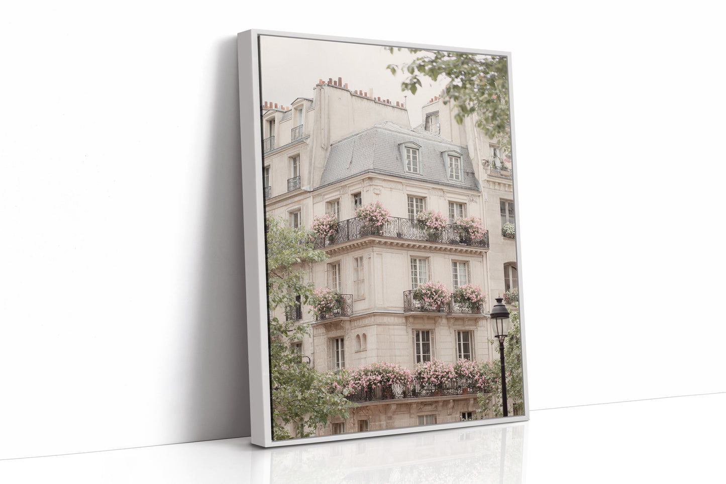 AL1890 - Premium Art Print - White Framed Canvas image 1