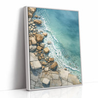 AL1894 - Premium Art Print - White Framed Canvas image 1