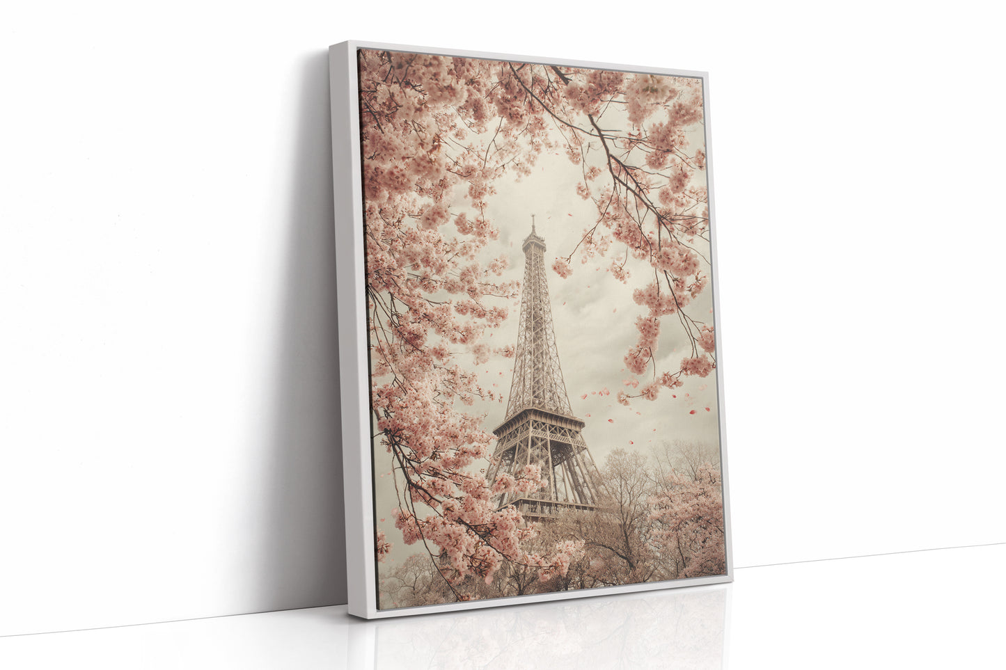 AL1888 - Premium Art Print - White Framed Canvas image 1