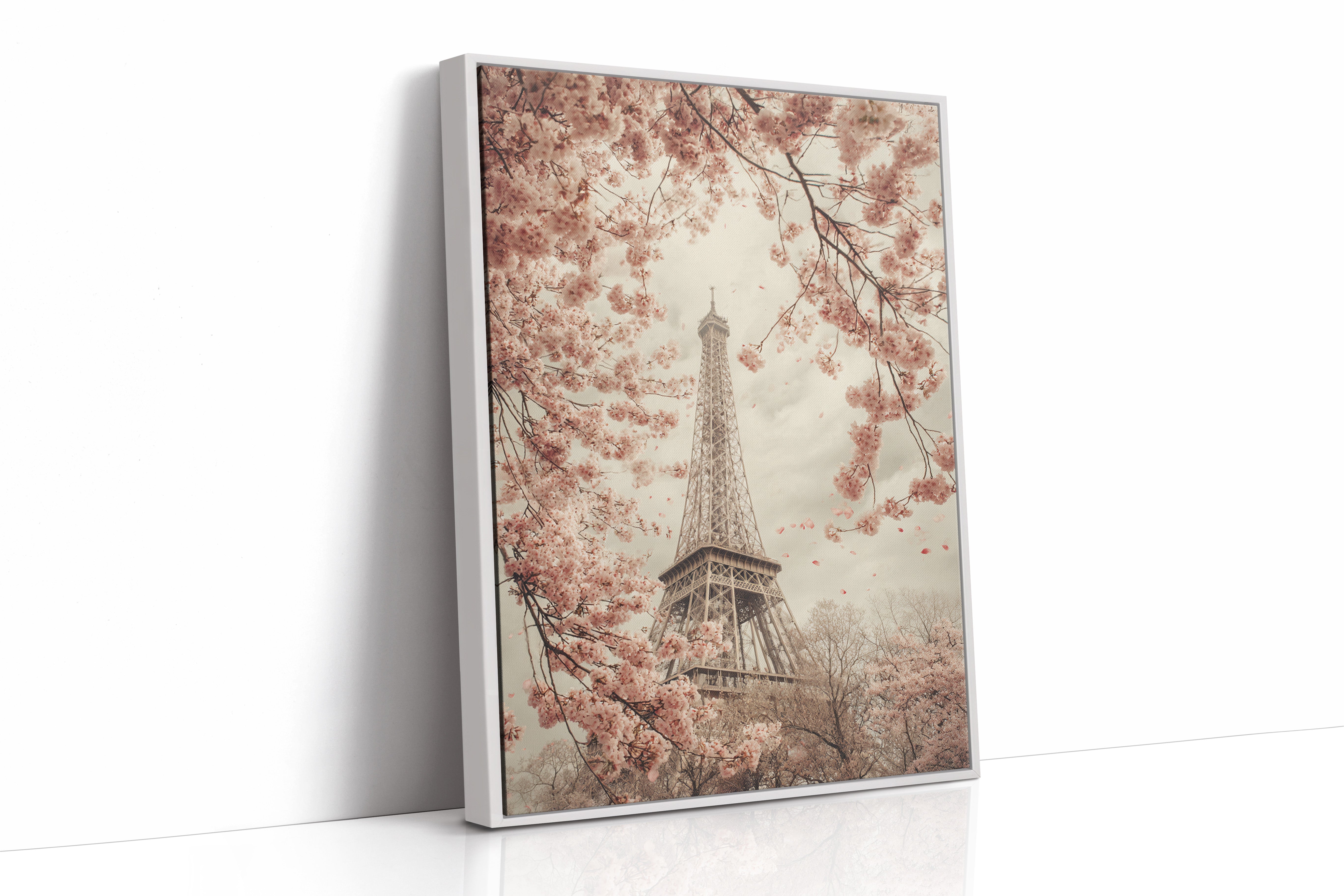 AL1888 - Premium Art Print - White Framed Canvas image 1
