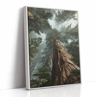 AL1880 - Premium Art Print - White Framed Canvas image 1