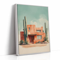 AL1882 - Premium Art Print - White Framed Canvas image 1