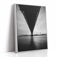 AL1883 - Premium Art Print - White Framed Canvas image 1