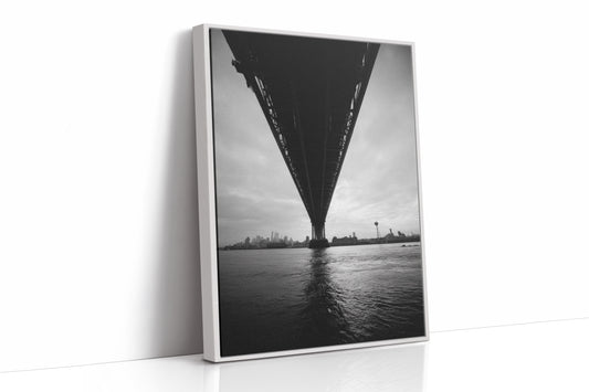 AL1883 - Premium Art Print - White Framed Canvas image 1