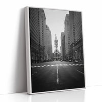 AL1884 - Premium Art Print - White Framed Canvas image 1