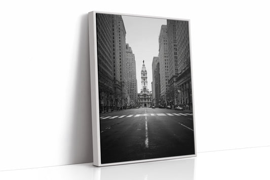 AL1884 - Premium Art Print - White Framed Canvas image 1