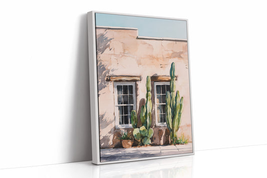 AL1872 - Premium Art Print - White Framed Canvas image 1
