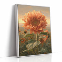 AL1873 - Premium Art Print - White Framed Canvas image 1