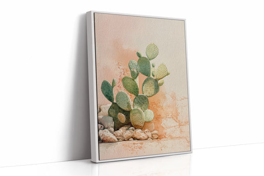 AL1874 - Premium Art Print - White Framed Canvas image 1