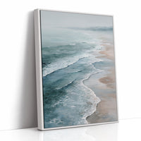 AL1876 - Premium Art Print - White Framed Canvas image 1