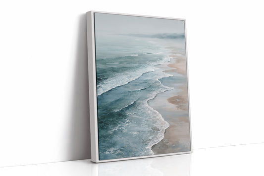 AL1876 - Premium Art Print - White Framed Canvas image 1