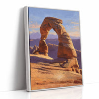 AL1879 - Premium Art Print - White Framed Canvas image 1