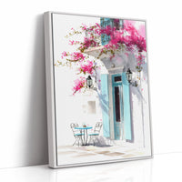 AL1869 - Premium Art Print - White Framed Canvas image 1