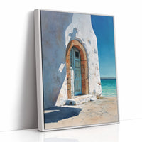 AL1870 - Premium Art Print - White Framed Canvas image 1