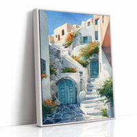 AL1868 - Premium Art Print - White Framed Canvas image 1