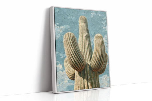 AL1857 - Premium Art Print - White Framed Canvas image 1