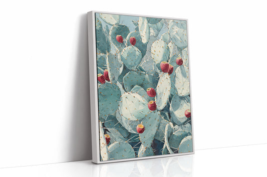 AL1859 - Premium Art Print - White Framed Canvas image 1