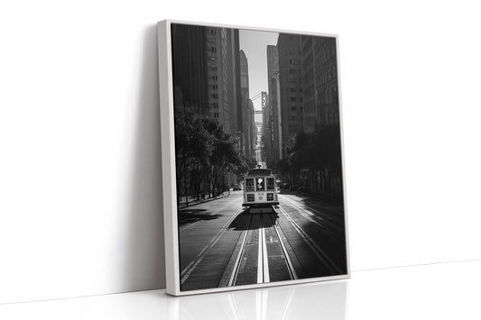 AL1861 - Premium Art Print - White Framed Canvas image 1