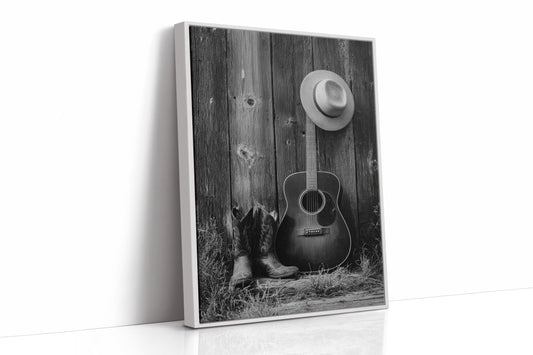 AL1863 - Premium Art Print - White Framed Canvas image 1