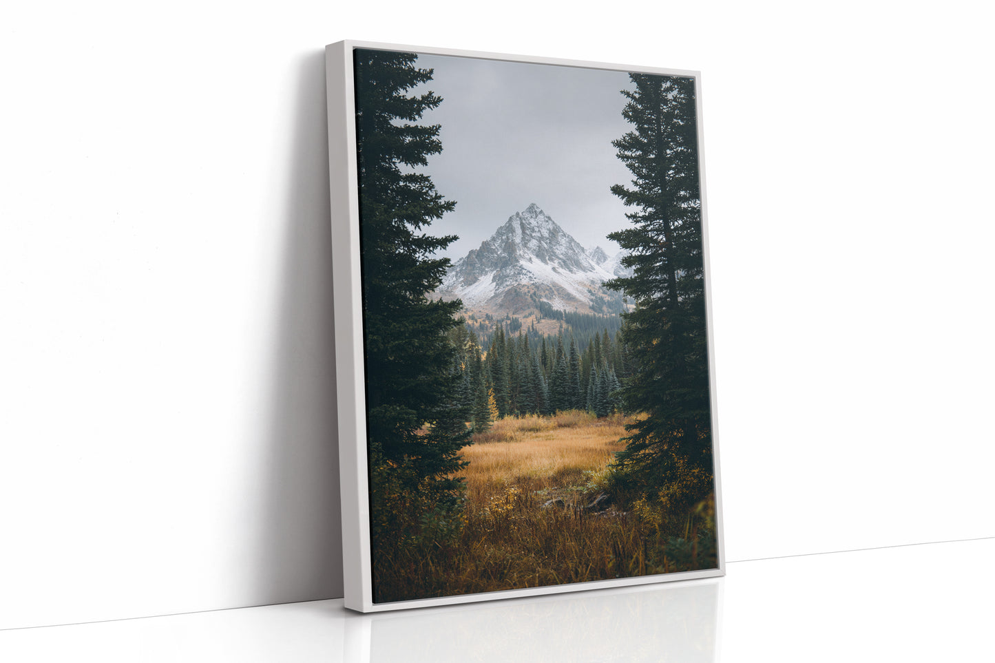AL1865 - Premium Art Print - White Framed Canvas image 1