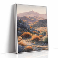 AL1866 - Premium Art Print - White Framed Canvas image 1