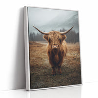 AL1848 - Premium Art Print - White Framed Canvas image 1