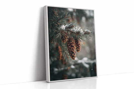 AL1851 - Premium Art Print - White Framed Canvas image 1