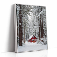 AL1852 - Premium Art Print - White Framed Canvas image 1