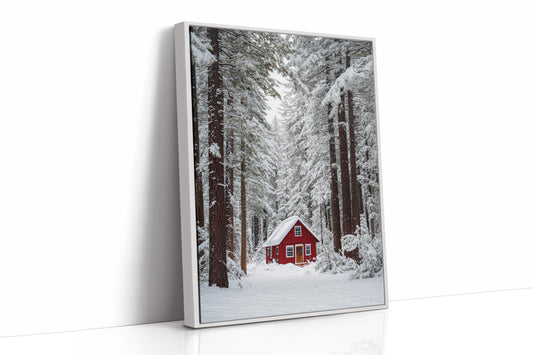 AL1852 - Premium Art Print - White Framed Canvas image 1