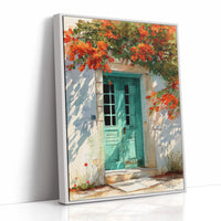 AL1853 - Premium Art Print - White Framed Canvas image 1