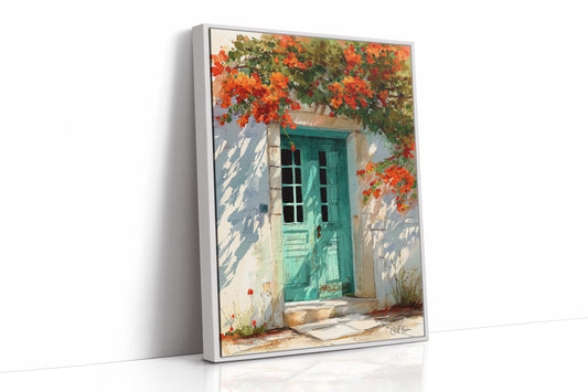 AL1853 - Premium Art Print - White Framed Canvas image 1