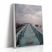 AL1854 - Premium Art Print - White Framed Canvas image 1