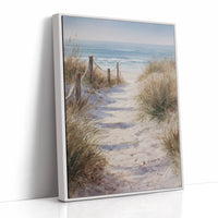 AL1855 - Premium Art Print - White Framed Canvas image 1