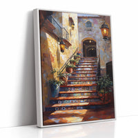 AL1856 - Premium Art Print - White Framed Canvas image 1