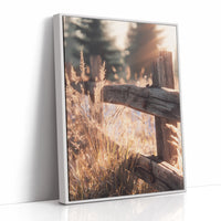AL1838 - Premium Art Print - White Framed Canvas image 1