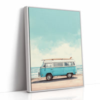 AL1841 - Premium Art Print - White Framed Canvas image 1