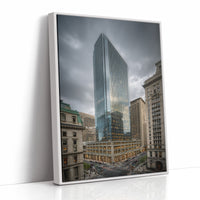 AL1845 - Premium Art Print - White Framed Canvas image 1