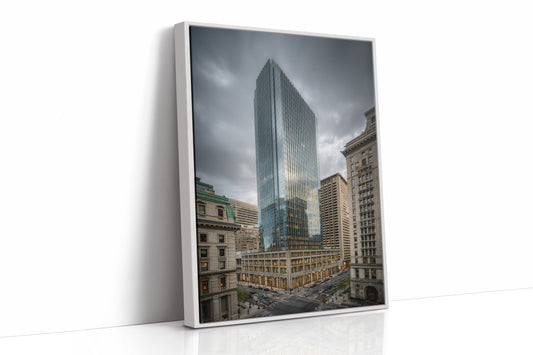 AL1845 - Premium Art Print - White Framed Canvas image 1