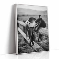 AL1827 - Premium Art Print - White Framed Canvas image 1