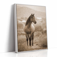 AL1833 - Premium Art Print - White Framed Canvas image 1